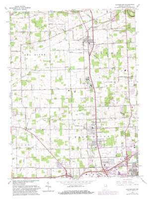 Huntertown USGS topographic map 41085b2