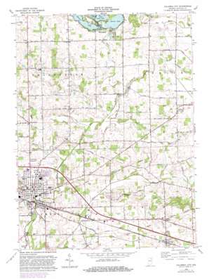 Columbia City USGS topographic map 41085b4