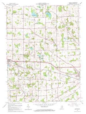 Lorane USGS topographic map 41085b5