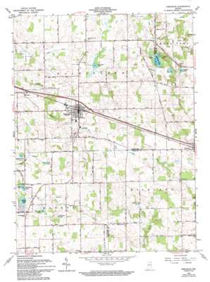 Pierceton USGS topographic map 41085b6