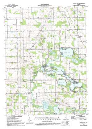 Oliver Lake USGS topographic map 41085e4
