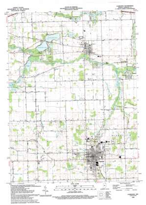 Lagrange USGS topographic map 41085f4