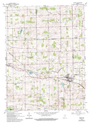 Akron USGS topographic map 41086a1