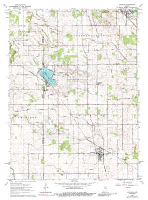 Kewanna USGS topographic map 41086a4