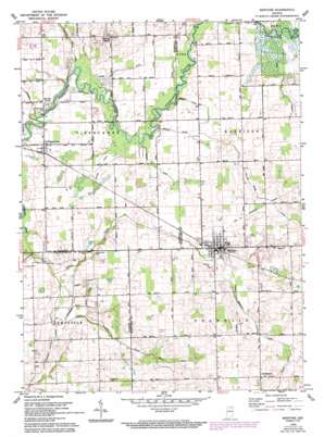 Mentone USGS topographic map 41086b1