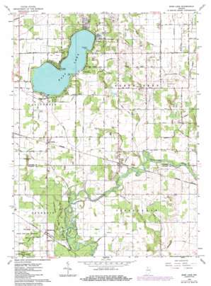 Bass Lake USGS topographic map 41086b5