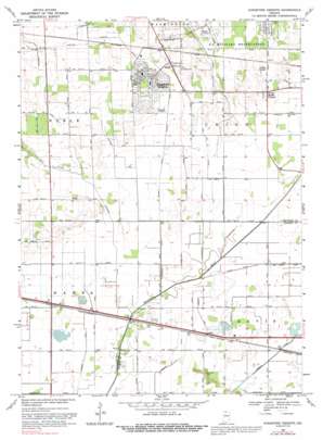Kingsford Heights topo map