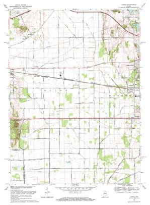 Lydick USGS topographic map 41086f4