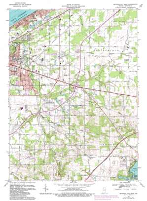Michigan City East USGS topographic map 41086f7