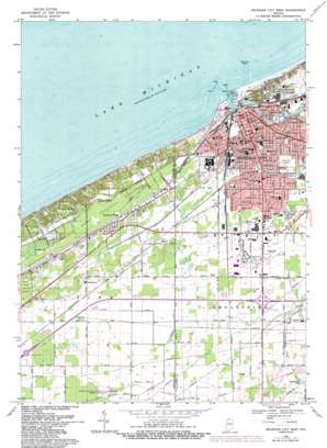 Michigan City West USGS topographic map 41086f8