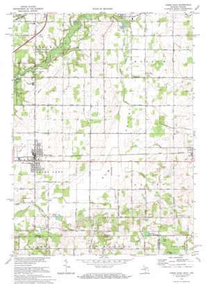 Three Oaks USGS topographic map 41086g5