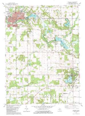 Dowagiac USGS topographic map 41086h1