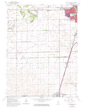 West Kankakee USGS topographic map 41087a8