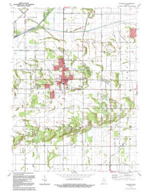 DeMotte USGS topographic map 41087b2
