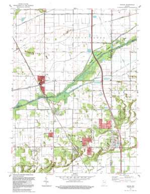 Shelby USGS topographic map 41087b3