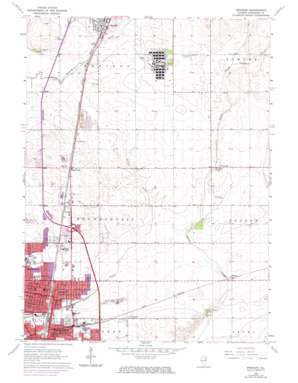 Bradley USGS topographic map 41087b7