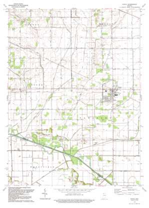 Kouts USGS topographic map 41087c1