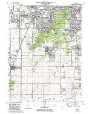 Steger USGS topographic map 41087d6
