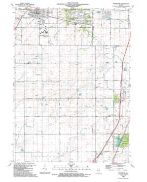 Frankfort USGS topographic map 41087d7