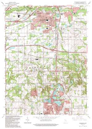 Chicago USGS topographic map 41087e1
