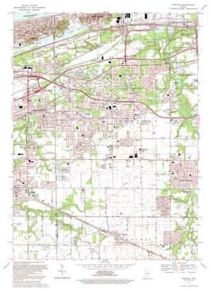 Portage USGS topographic map 41087e2