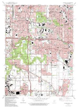 Calumet City USGS topographic map 41087e5