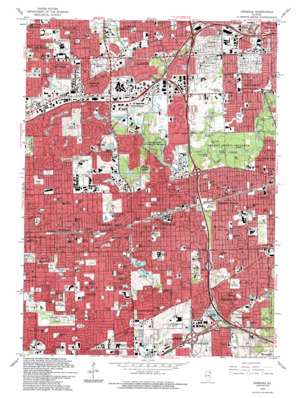 Hinsdale USGS topographic map 41087g8