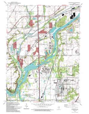Channahon USGS topographic map 41088d2