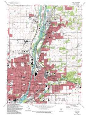 Joliet USGS topographic map 41088e1