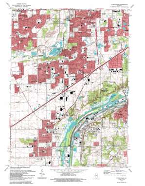Romeoville USGS topographic map 41088f1