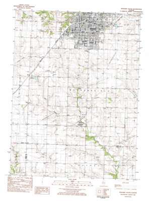Kewanee South USGS topographic map 41089b8