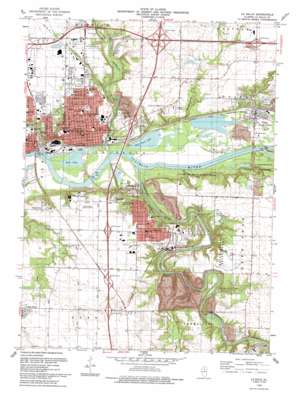 La Salle USGS topographic map 41089c1