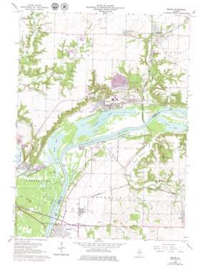 Depue USGS topographic map 41089c3
