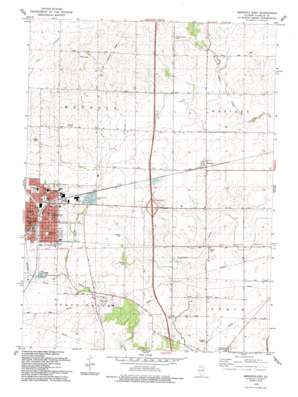 Mendota East USGS topographic map 41089e1