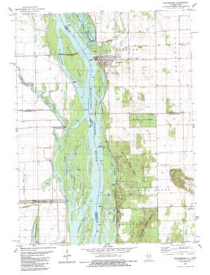 Keithsburg USGS topographic map 41090a8