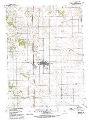 Woodhull USGS topographic map 41090b3