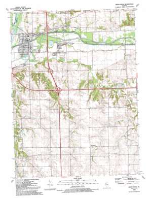 Green Rock USGS topographic map 41090d3