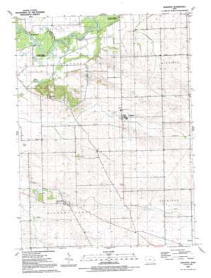 Donahue USGS topographic map 41090f6