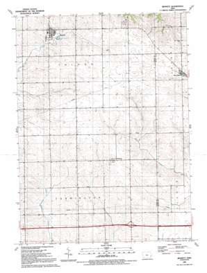 Bennett USGS topographic map 41090f8