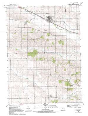 Lowden USGS topographic map 41090g8