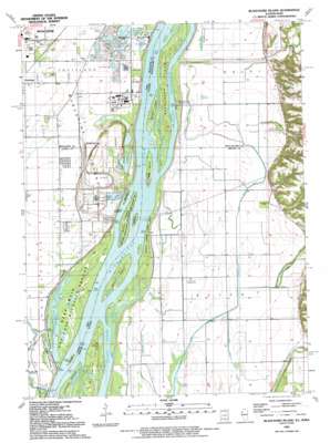Blanchard Island USGS topographic map 41091c1