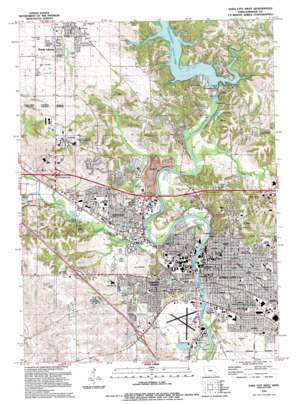 Iowa City West USGS topographic map 41091f5