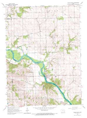 Cedar Bluff USGS topographic map 41091g3