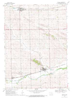 Newhall topo map