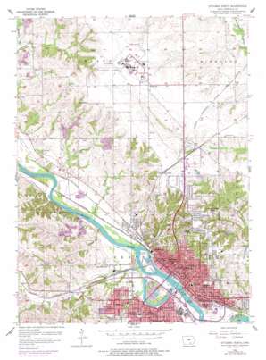 Ottumwa North USGS topographic map 41092a4