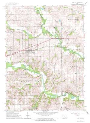 Rose Hill topo map