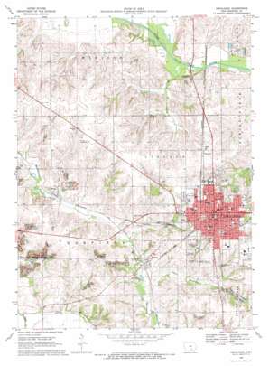 Oskaloosa USGS topographic map 41092c6