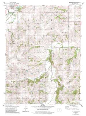 Martensdale topo map