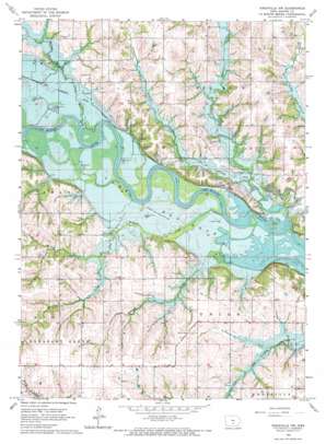 Knoxville Nw topo map