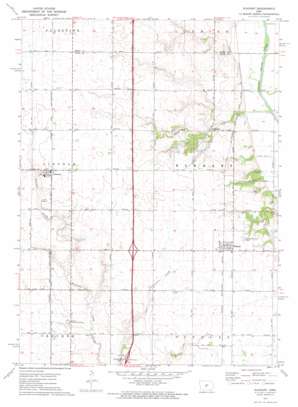 Elkhart topo map
